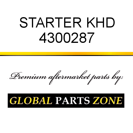 STARTER KHD 4300287