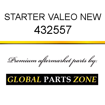 STARTER VALEO NEW 432557