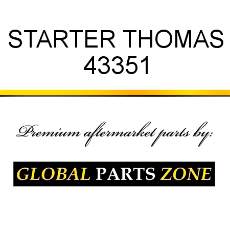 STARTER THOMAS 43351