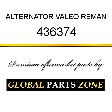 ALTERNATOR VALEO REMAN 436374