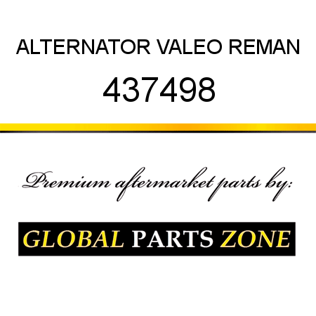 ALTERNATOR VALEO REMAN 437498