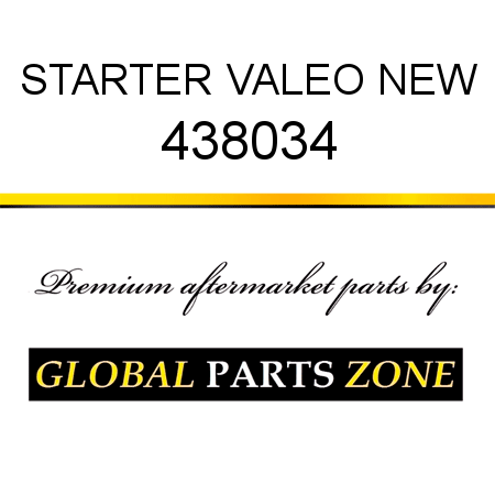 STARTER VALEO NEW 438034