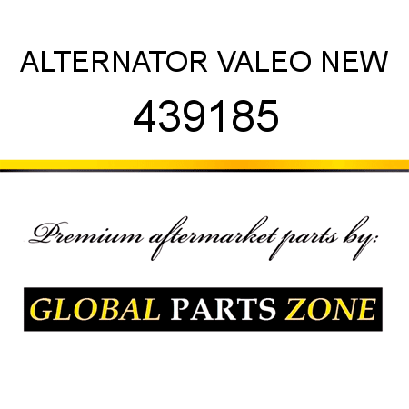 ALTERNATOR VALEO NEW 439185