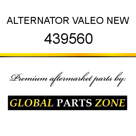 ALTERNATOR VALEO NEW 439560