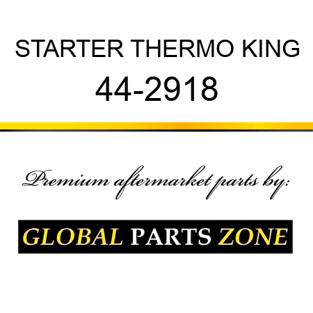 STARTER THERMO KING 44-2918