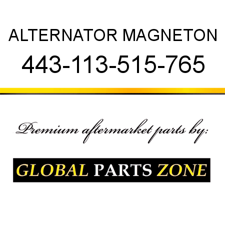 ALTERNATOR MAGNETON 443-113-515-765