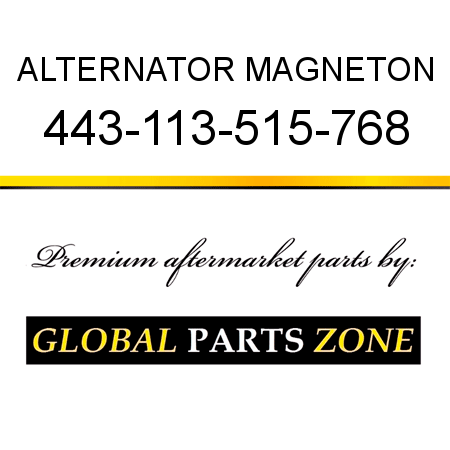 ALTERNATOR MAGNETON 443-113-515-768