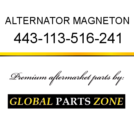 ALTERNATOR MAGNETON 443-113-516-241