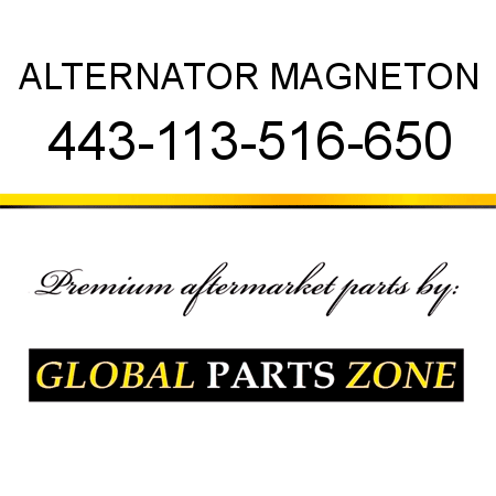 ALTERNATOR MAGNETON 443-113-516-650