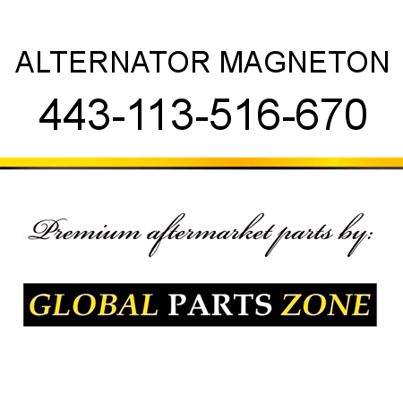 ALTERNATOR MAGNETON 443-113-516-670