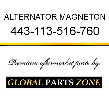 ALTERNATOR MAGNETON 443-113-516-760