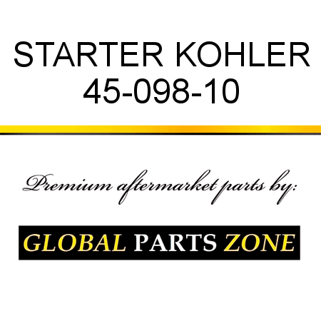 STARTER KOHLER 45-098-10