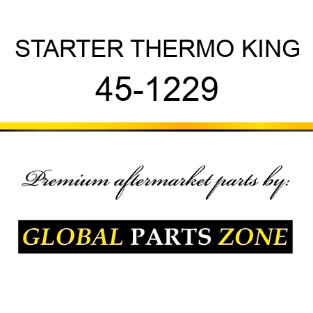 STARTER THERMO KING 45-1229