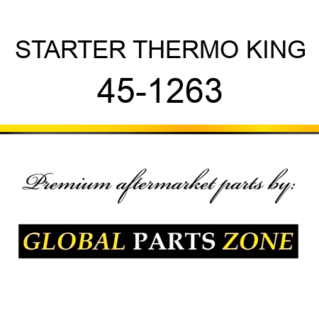 STARTER THERMO KING 45-1263