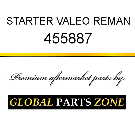 STARTER VALEO REMAN 455887