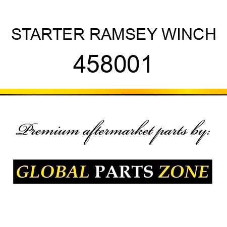 STARTER RAMSEY WINCH 458001