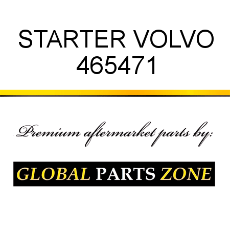 STARTER VOLVO 465471