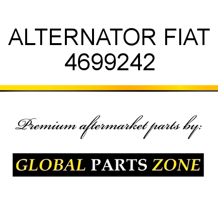 ALTERNATOR FIAT 4699242