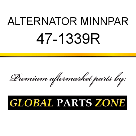 ALTERNATOR MINNPAR 47-1339R