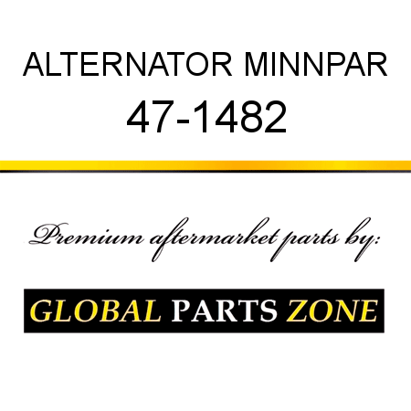 ALTERNATOR MINNPAR 47-1482