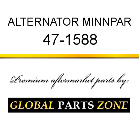 ALTERNATOR MINNPAR 47-1588