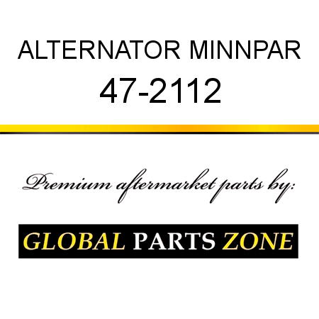 ALTERNATOR MINNPAR 47-2112