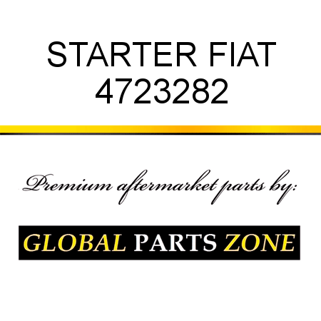 STARTER FIAT 4723282