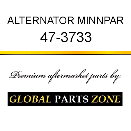 ALTERNATOR MINNPAR 47-3733