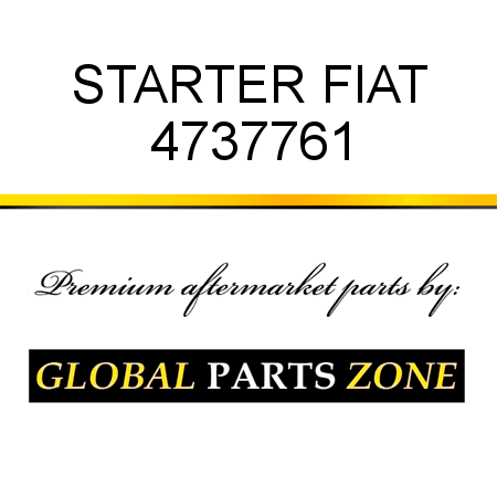 STARTER FIAT 4737761