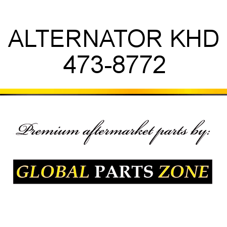 ALTERNATOR KHD 473-8772