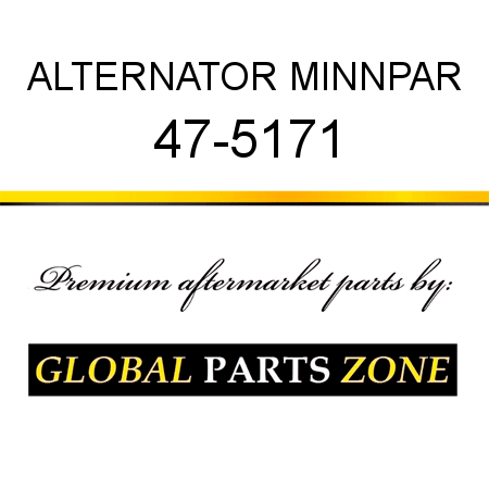 ALTERNATOR MINNPAR 47-5171