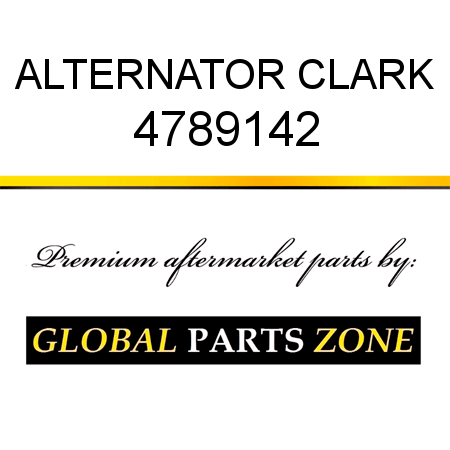 ALTERNATOR CLARK 4789142