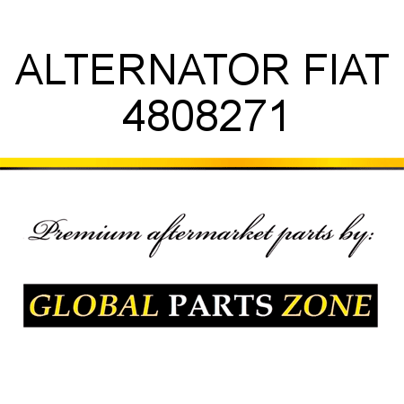 ALTERNATOR FIAT 4808271