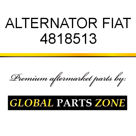 ALTERNATOR FIAT 4818513