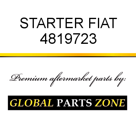 STARTER FIAT 4819723