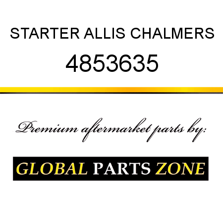 STARTER ALLIS CHALMERS 4853635