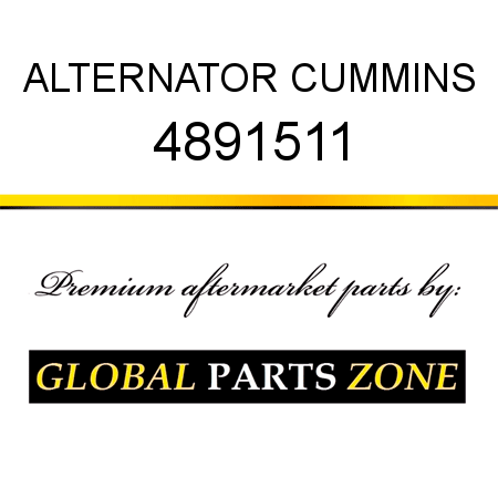 ALTERNATOR CUMMINS 4891511