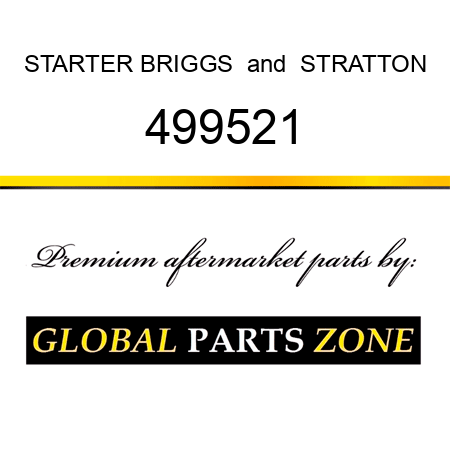 STARTER BRIGGS & STRATTON 499521