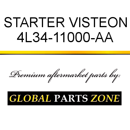 STARTER VISTEON 4L34-11000-AA