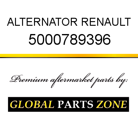 ALTERNATOR RENAULT 5000789396