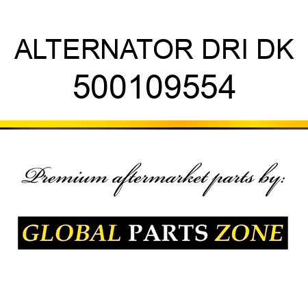 ALTERNATOR DRI DK 500109554