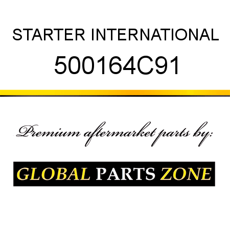 STARTER INTERNATIONAL 500164C91