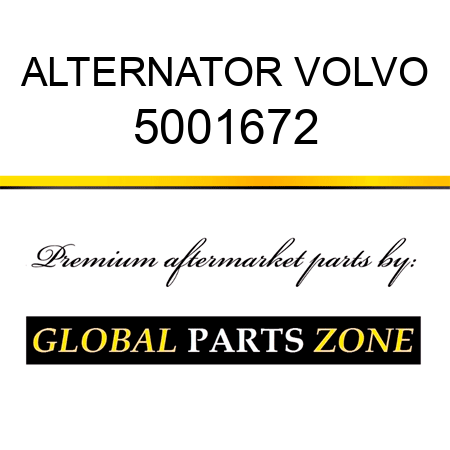 ALTERNATOR VOLVO 5001672