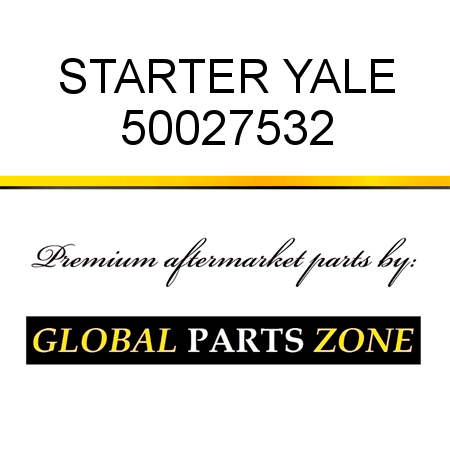 STARTER YALE 50027532