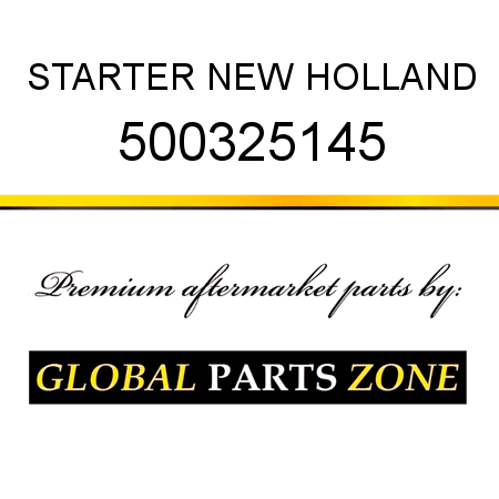 STARTER NEW HOLLAND 500325145