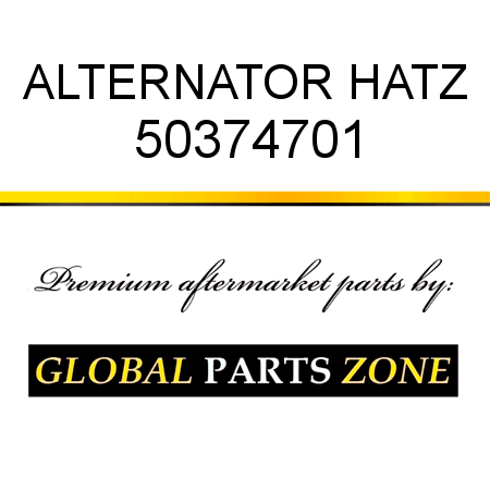 ALTERNATOR HATZ 50374701