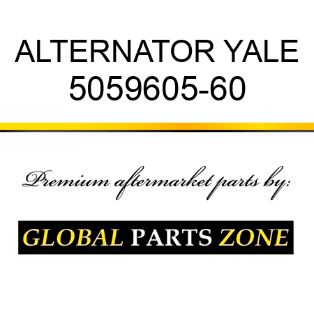 ALTERNATOR YALE 5059605-60