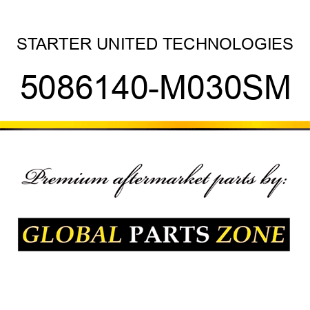 STARTER UNITED TECHNOLOGIES 5086140-M030SM