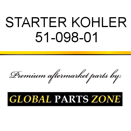 STARTER KOHLER 51-098-01