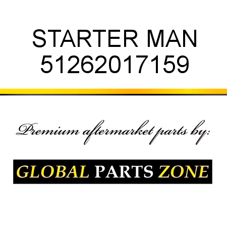 STARTER MAN 51262017159